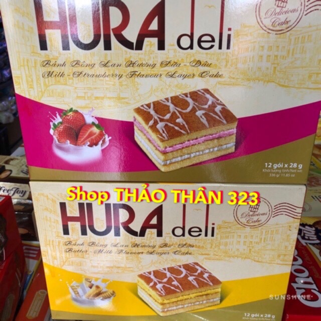 Bánh HURA deli Bông Lan 336gram (12gói)