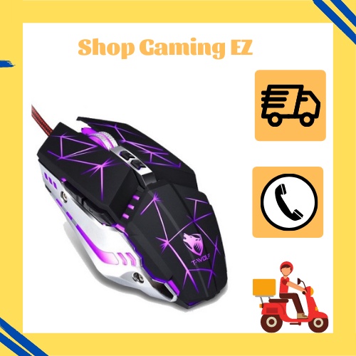 Chuột gaming không dây giá rẻ Cho Máy Tính T-Wolf V7 Chính Hãng - Còn Hàng