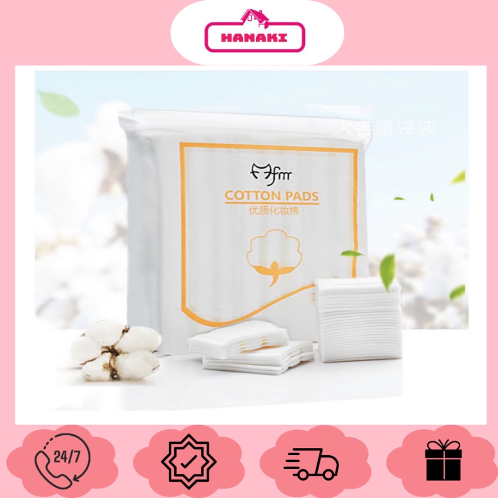 Bông tẩy trang 222 miếng Cotton Pads 3 lớp nội địa Trung -tặng quà khi mua full túi