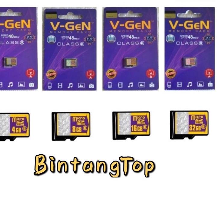 ♛ 7.7♛ Thẻ Nhớ 8gb class 6 Tốc Độ 48mb / s V-GEN | BigBuy360 - bigbuy360.vn