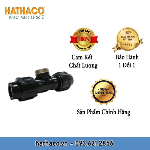Tê 25 Ren Trong 20 - 25  HATHACO Dùng Cho Ống HDPE