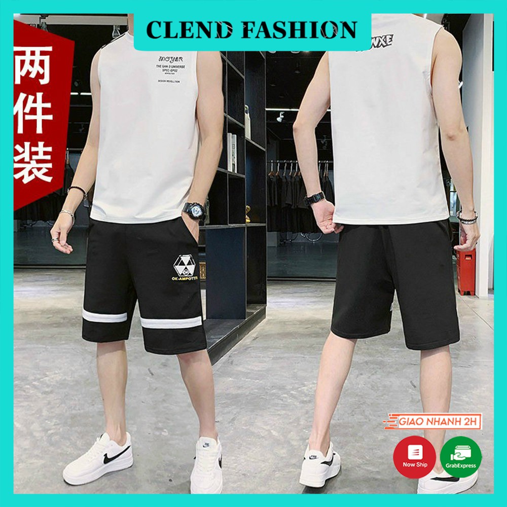 Bộ Quần Áo Thể Thao Nam Bộ Đồ Nam Thun Lạnh Cao Cấp Clend Fashion NT43