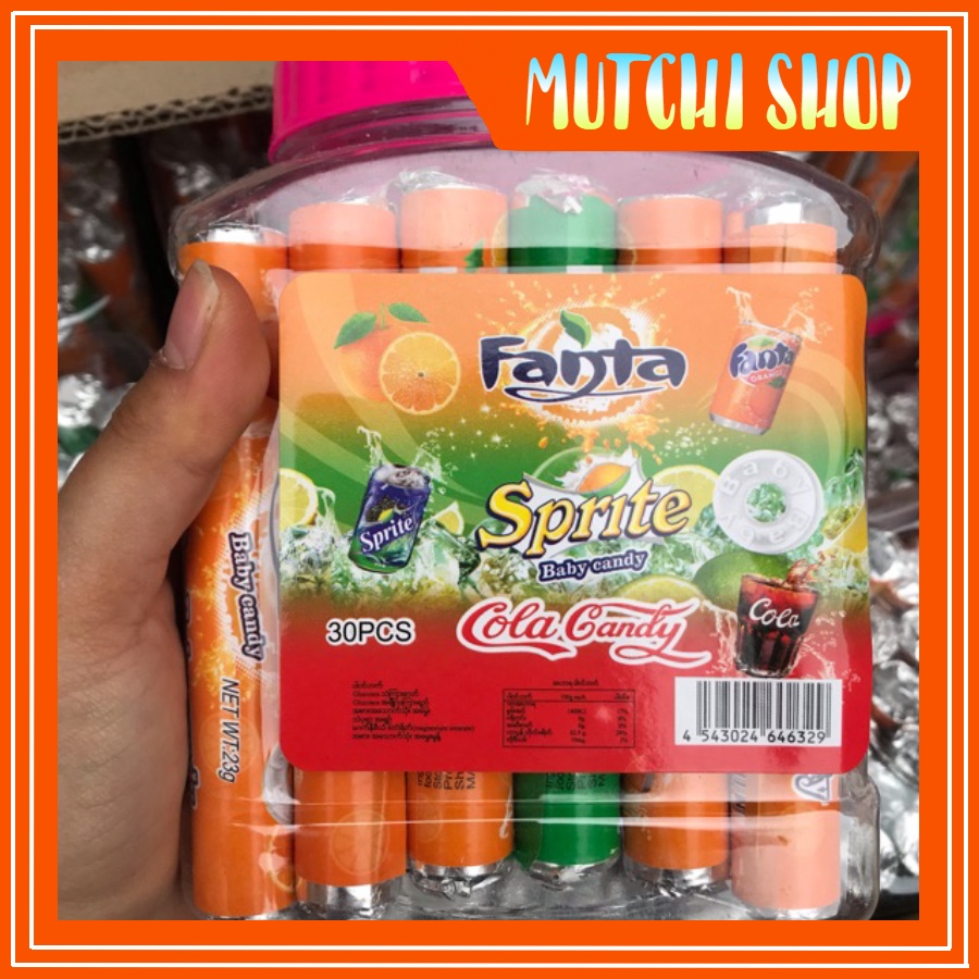 Thanh Kẹo Xê 30 Thanh Nhiều Viên Vị Nước Ngọt Coca Fanta Spite Tuổi Thơ Sỉ Đồ Ăn Vặt Trẻ Em Hà Nội Giá Rẻ, Hấp Dẫn