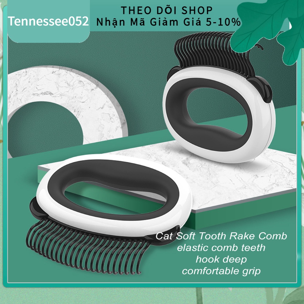 Hàng Sẵn Lược chải lông cho mèo Công cụ xoa bóp vỏ bọc dễ thương và lột bỏ lớp phủ lông mềm mại cho chó【Tennessee052】