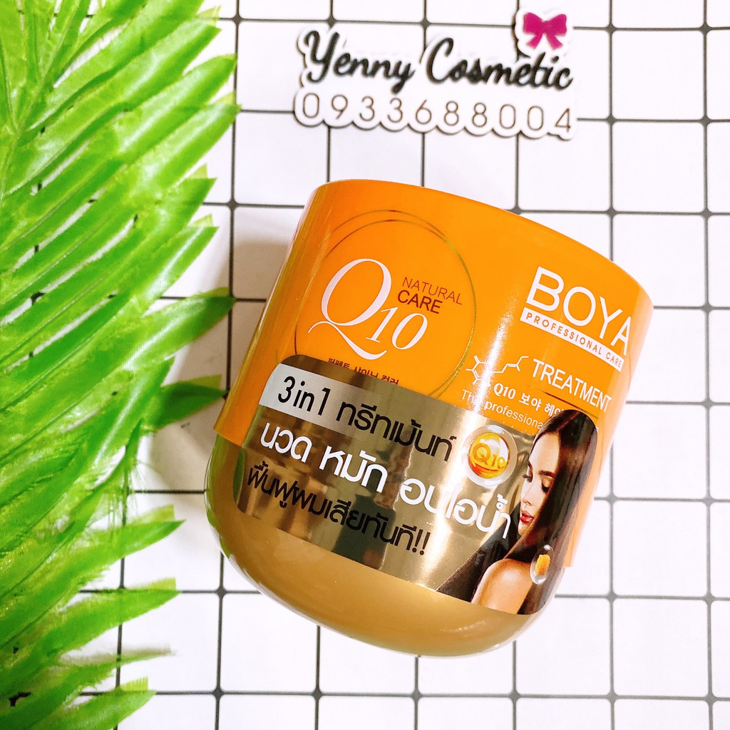 Kem Ủ Tóc Boya Hair Treatment Q10 500g