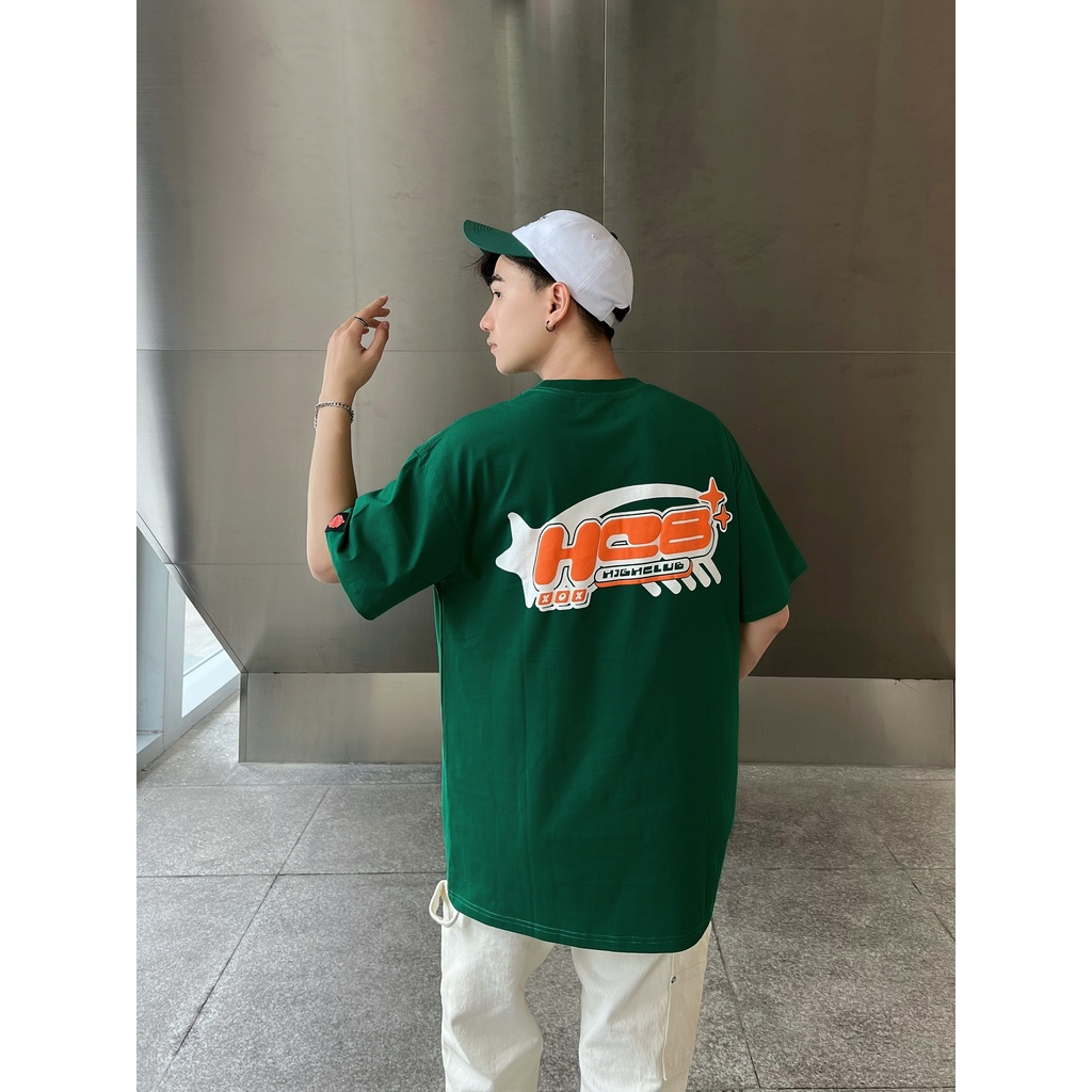 Áo Thun Y2K Tay Lỡ Unisex Nam/Nữ màu 6 Màu Cổ Tròn - HIGHCLUB Brand Chính Hãng