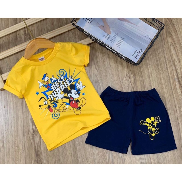 Đồ bộ cotton bé trai.