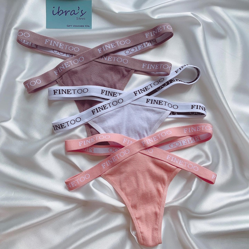 Quần lọt khe nữ sexy iBRA's dây chéo hông vải cotton vải mềm mại đẹp gợi cảm cao cấp siêu hot i51