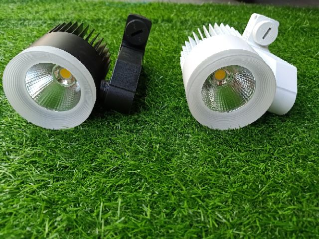 Đèn Led rọi thanh ray, đèn chiếu điểm, đèn pha ray COB 15W Trắng/Vàng