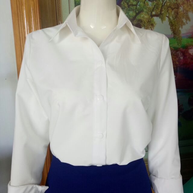 Áo sơ mi nữ vải lụa