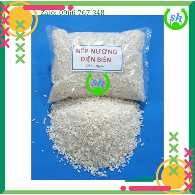 Nếp nương Điện Biên - Nếp mèo - gói 1kg