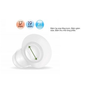 Đệm Giảm, hạ size cho Cup rảnh tay, Phễu hút sữa