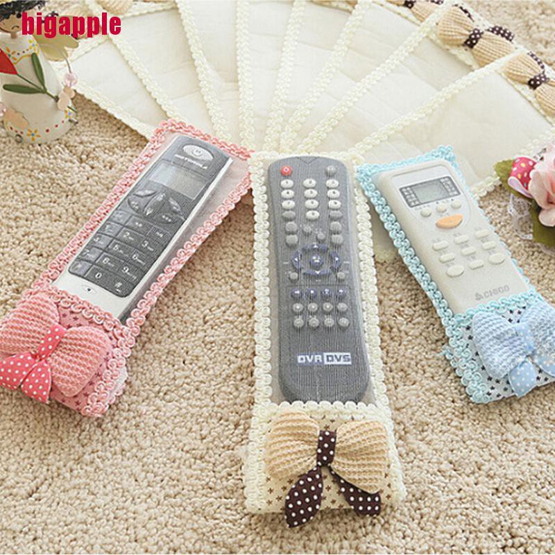 1 Vỏ Bọc Điều Khiển TV Từ Xa Chống Bụi Phối Ren Đính Nơ