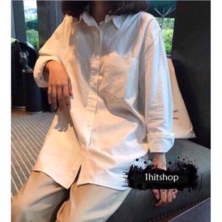 Sơ mi trắng oversz