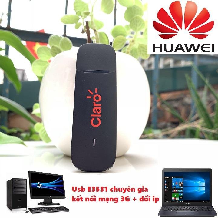 USB 3G Dcom 3G Huawei E3531 Tải mạng 150Mb- Hỗ Trợ Đổi IP Đổi IP Có Phần Mềm MAC Máy Siêu Nhanh