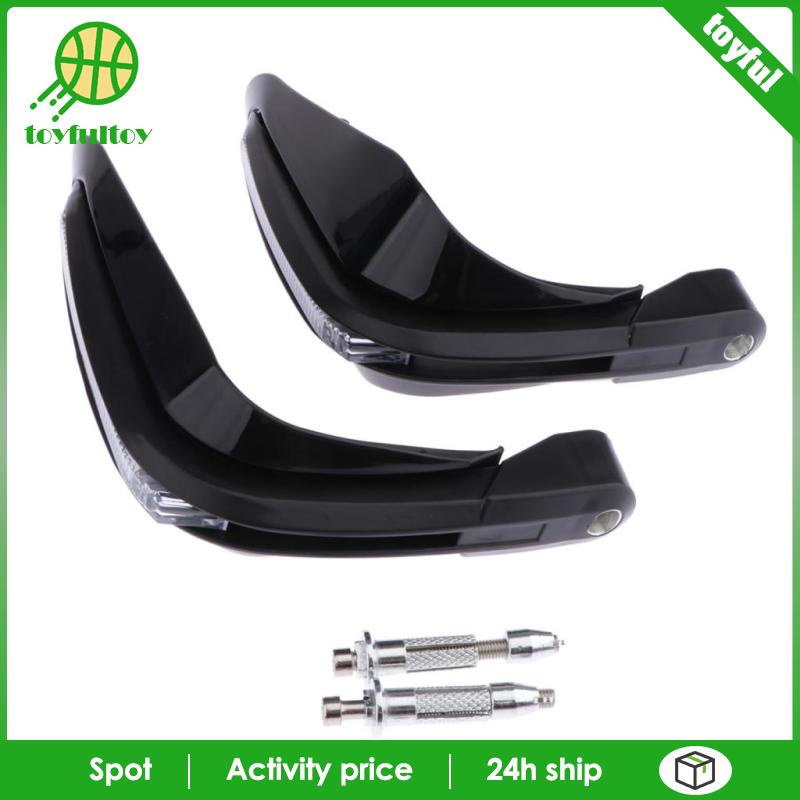 Vỏ Bọc Bảo Vệ Kính Chắn Gió Xe Máy Kèm Đèn LED Màu Đen