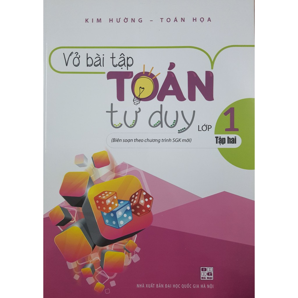 Sách - Vở Bài Tập Toán Tư Duy Lớp 1 - Tập 2 (Biên soạn theo chương trình SGK mới)
