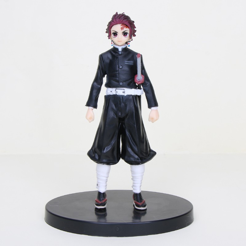 Mô hình nhân vật Anime Demon Slayer Kimetsu no Yaiba Kamado Tanjirou Kamado Nezuko bằng PVC 16cm