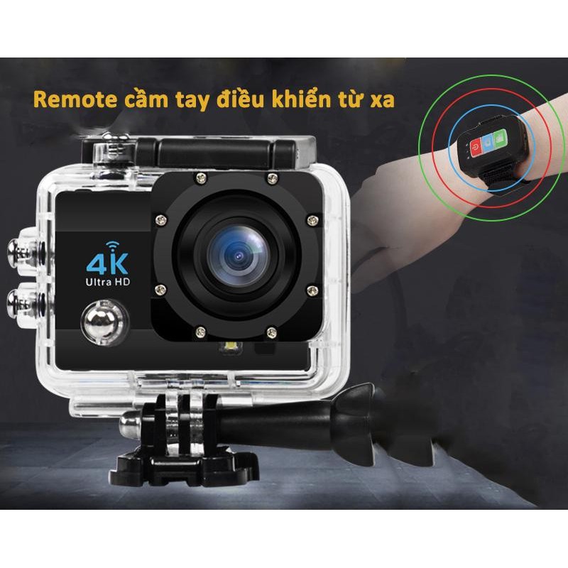 Camera Hành Trình 4K Ultra HD Wifi Kết Nối Với Điện Thoại Live Stream Eken H9R