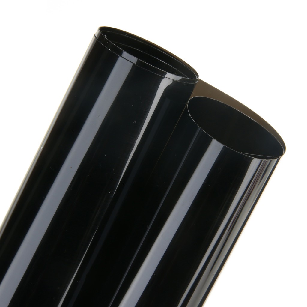 1 Cuộn Phim Vinyl Màu Đen Dán Kính Cửa Sổ Xe Hơi Chống Tia UV / Trầy Xước 100x50cm