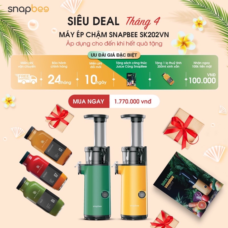 Máy ép chậm mini Snapbee