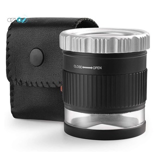 Kính lúp để bàn phóng đại 30X có thể điều chỉnh 6 đèn chuyên dụng cho may mặc trang sức\n