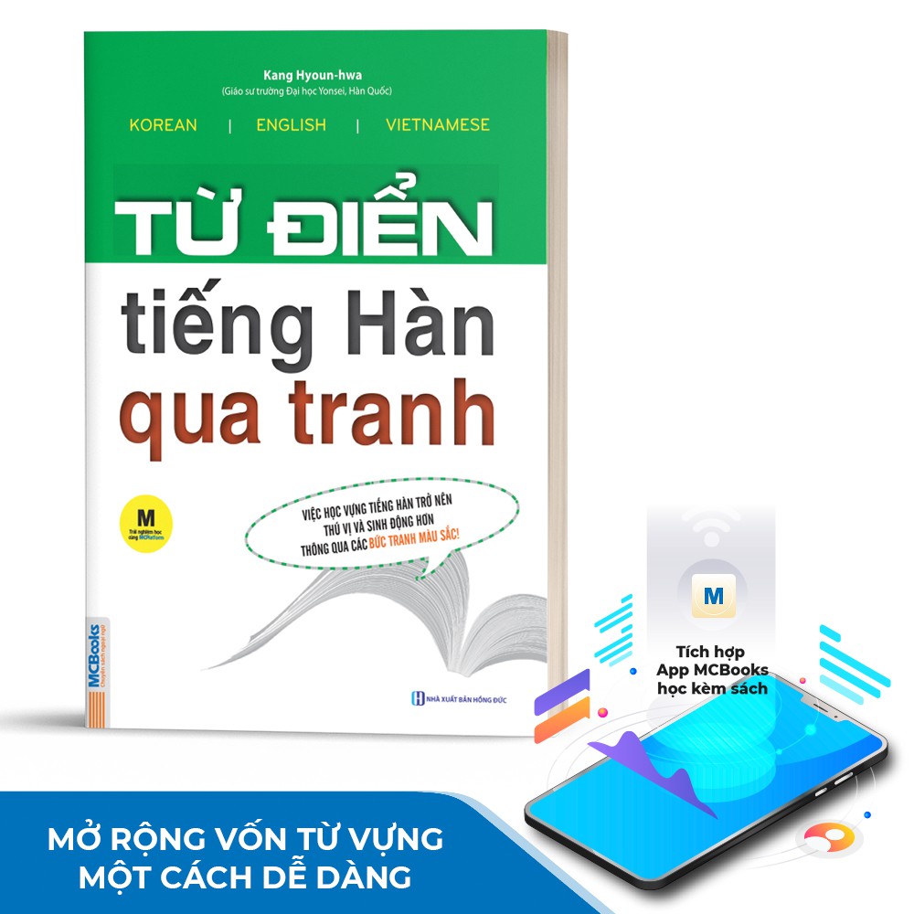 Sách - Từ Điển Tiếng Hàn Qua Tranh Giải Nghĩa Đầy Đủ Ví Dụ Phong Phú - Kèm App Học Online | BigBuy360 - bigbuy360.vn