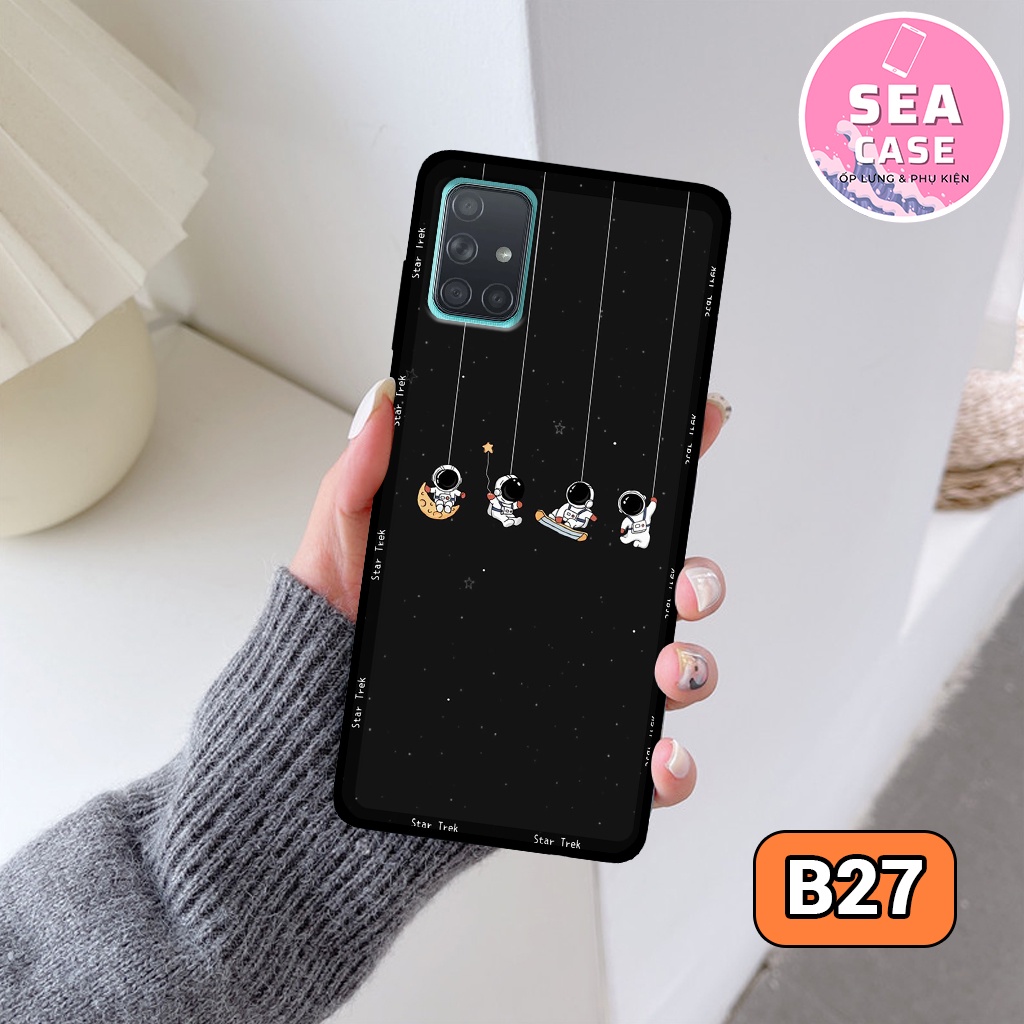 Ốp lưng Samsung A51/ A71/ M51 hình vũ trụ,hoạt hình,phi hành gia – ốp nhựa chống trầy,chống va đập