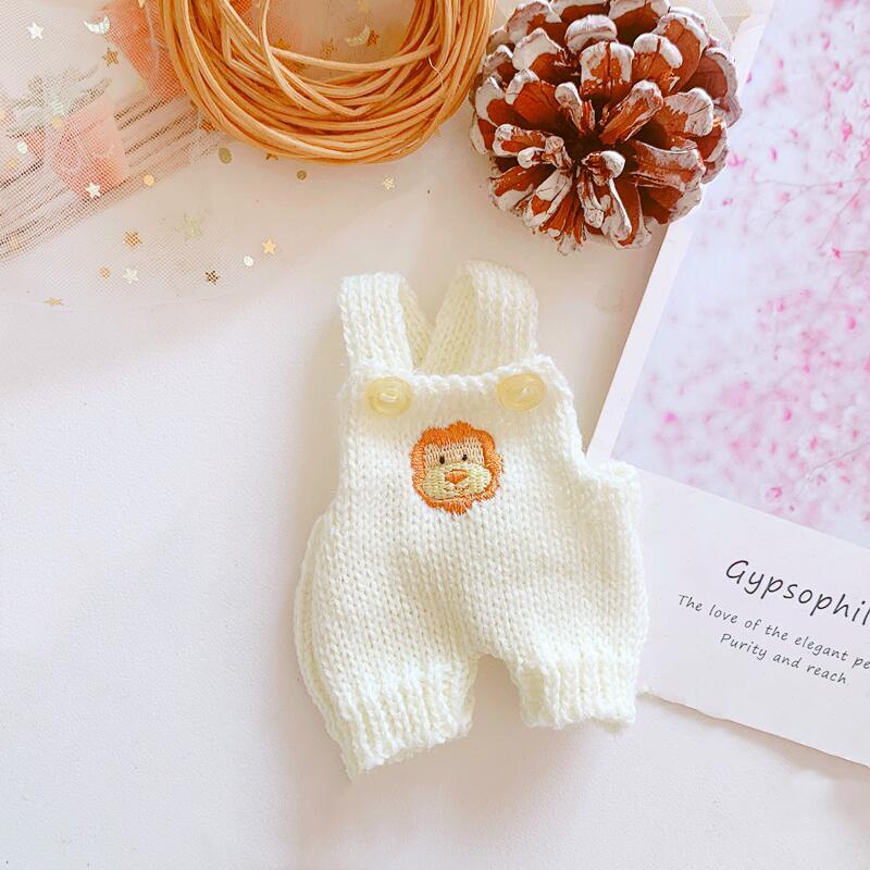 Phụ kiện trang phục áo sweater/quần yếm/ giày dễ thương phù hợp cho búp bê 20cm