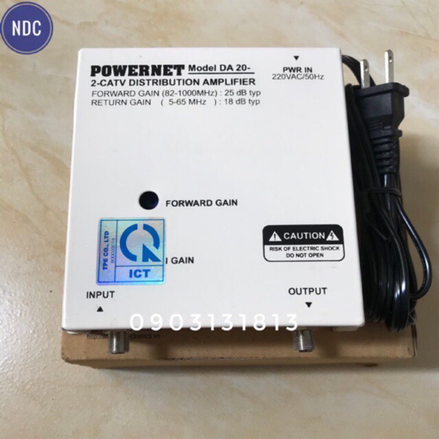 Bộ Khuếch Đại Truyền Hình Cáp POWERNET D20 (Hàng Công Ty TPE) 44