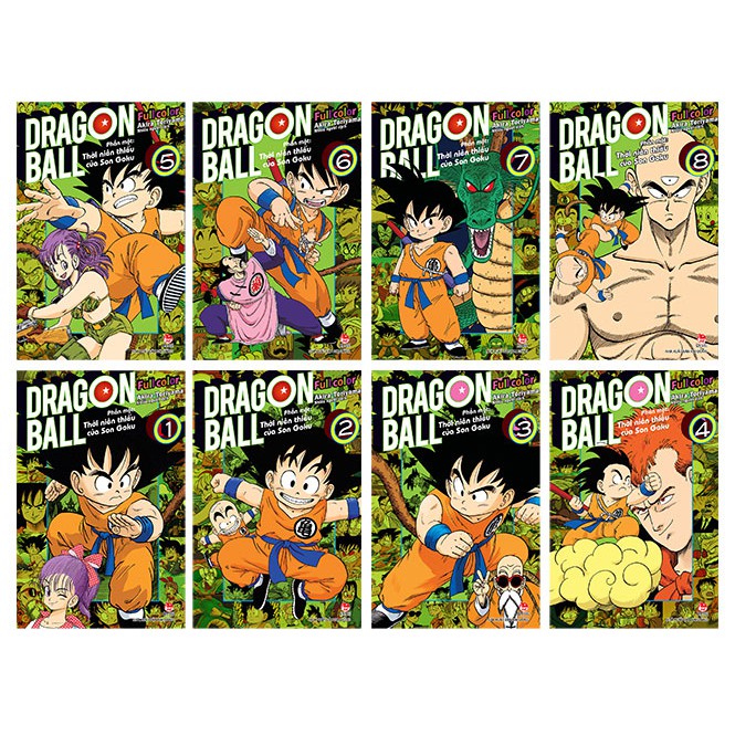 Truyện Tranh - Dragon Ball Full Color - Phần 1 ( Tập 1 2 3 4 5 6 7 8 ) Kim Đồng