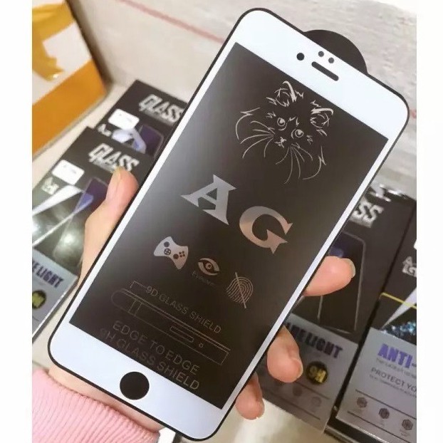 Kính Cường Lực Full màn IPhone 6 -13 ProMax Cường lực nhám chống bám vân tay cao cấp AG