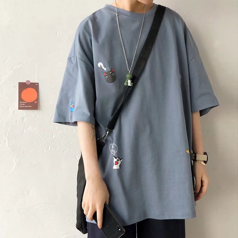 Áo Thun Nam Tay Ngắn In Hình Đơn Giản Thời Trang Dành Cho Nữ Fashion Bigsize Áo Phông Nam Áo Thun Tay Lỡ Nữ Unisex Simple Áo Phông Nam Form Rộng