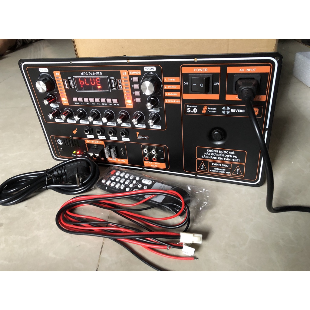 Mạch loa kéo 4 tất đôi có Reverb-nguồn đôi 34V