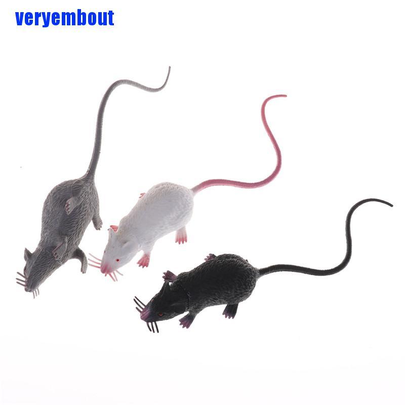 Chuột nhựa giả dùng trang trí halloween độc đáo vui nhộn