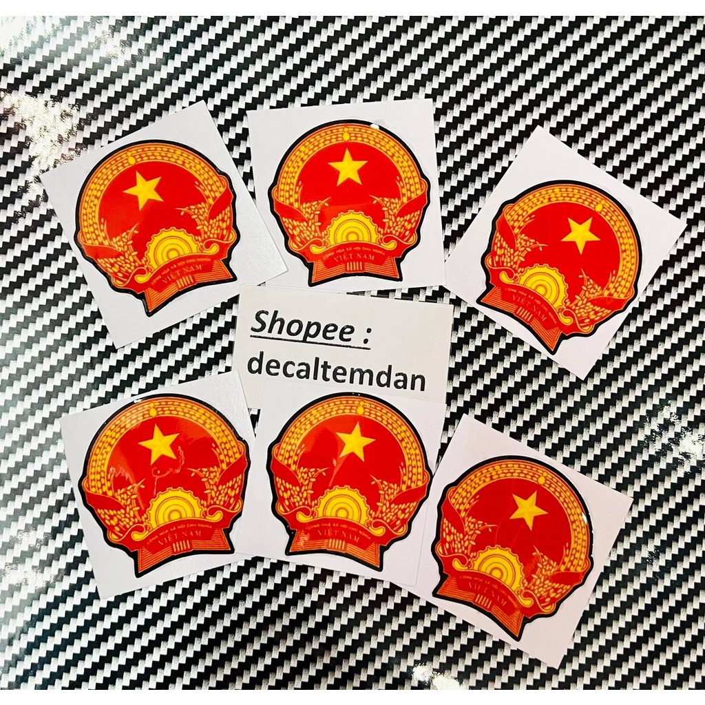 DDXM - V13/12H - DECAL TEM NỔI HÌNH HUY HIỆU