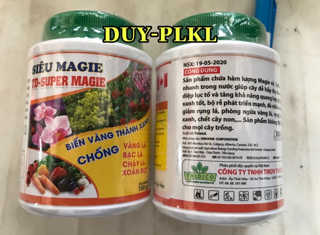 COMBO - 4 lọ Super Kali, Canxi, Magie và Lân chuyên cho Hoa Lan và cây cảnh.