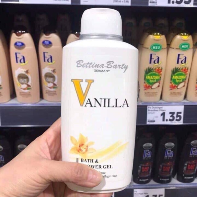Sữa tắm vanilla
