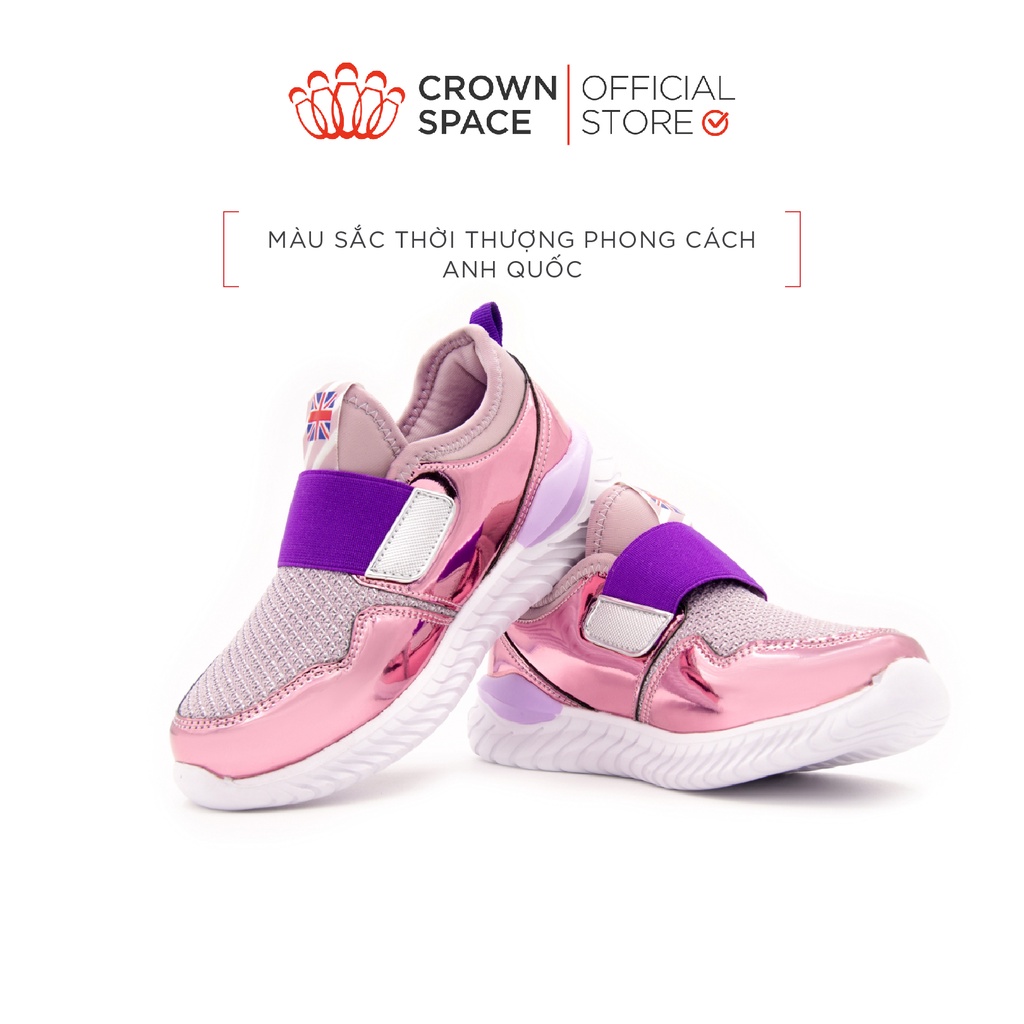 Giày Thể Thao Sneaker Đi Học Đi Chơi Crown Space Cao Cấp CRUK8035 Nhẹ Êm, Chống Hôi Chân Size 28 đến 36