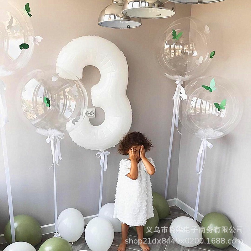 Bong Bóng Hình Số 130cm 40 Inch Trang Trí Tiệc Sinh Nhật