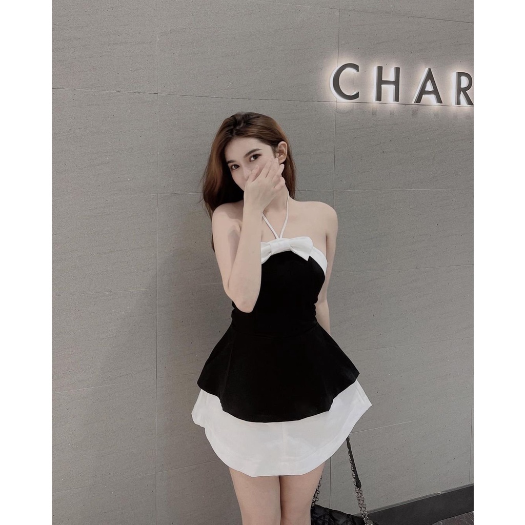 Áo Cúp Ngực Buộc Dây Pha Nơ Tafta