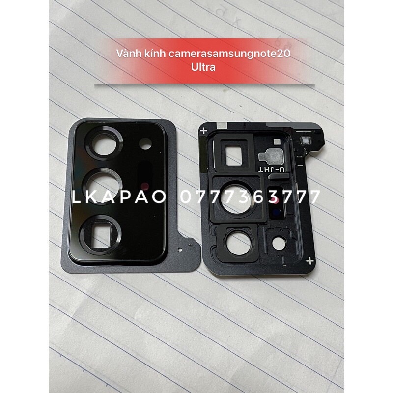 vành camera liền kính samsung note 20 ultra zin new hãng