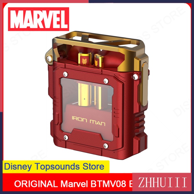Tai Nghe Nhét Tai Bluetooth Tws Không Dây Chống Nước Phong Cách Marvel Thể Thao