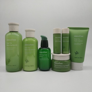 SET BỘ DƯỠNG DA 7 MÓN INNISFREE GREEN TEA SPECIAL SKIN CARE SET