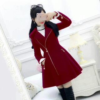 Áo Khoác Vest Form Dài Hàn Quốc