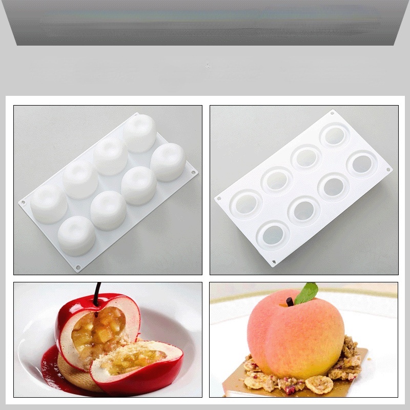 Khuôn Làm Bánh Mousse Hình Quả Táo Độc Đáo