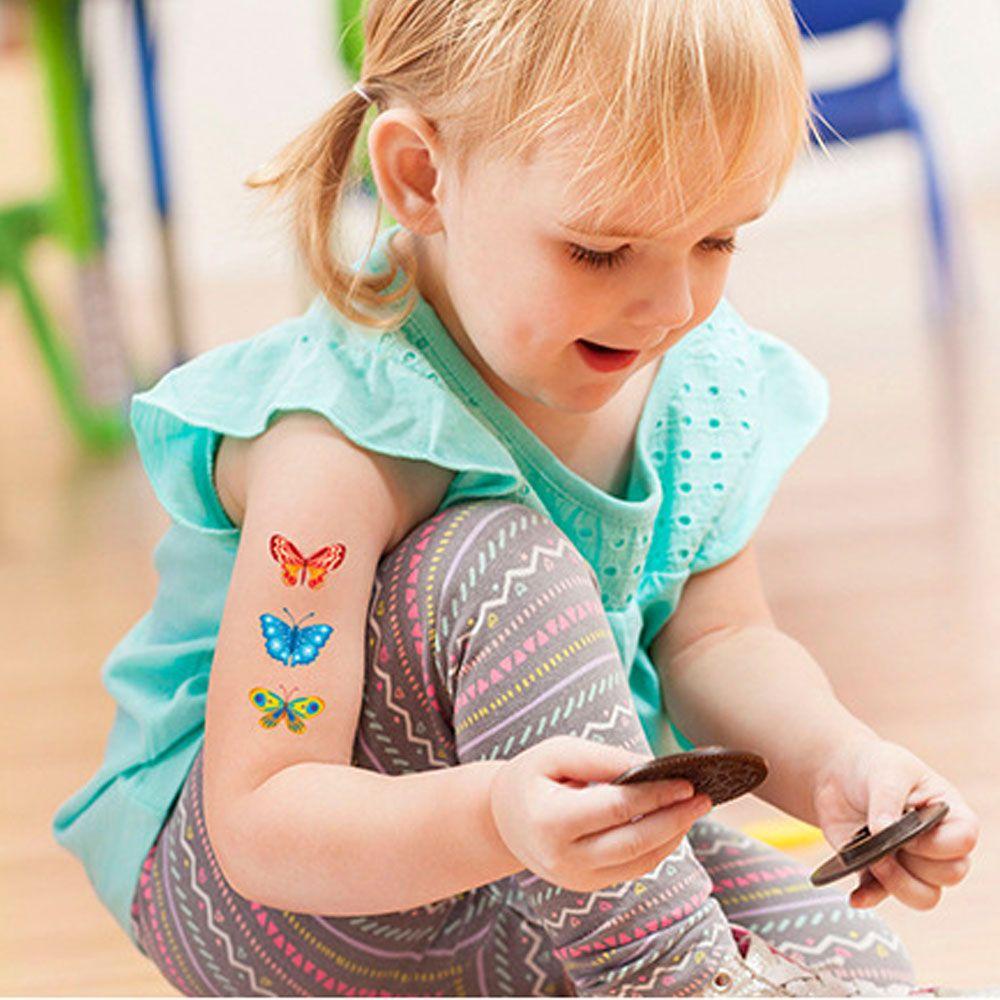 DIACHAVN Set 10 Tấm Hình Xăm Dán Nhiều Kiểu Thời Trang