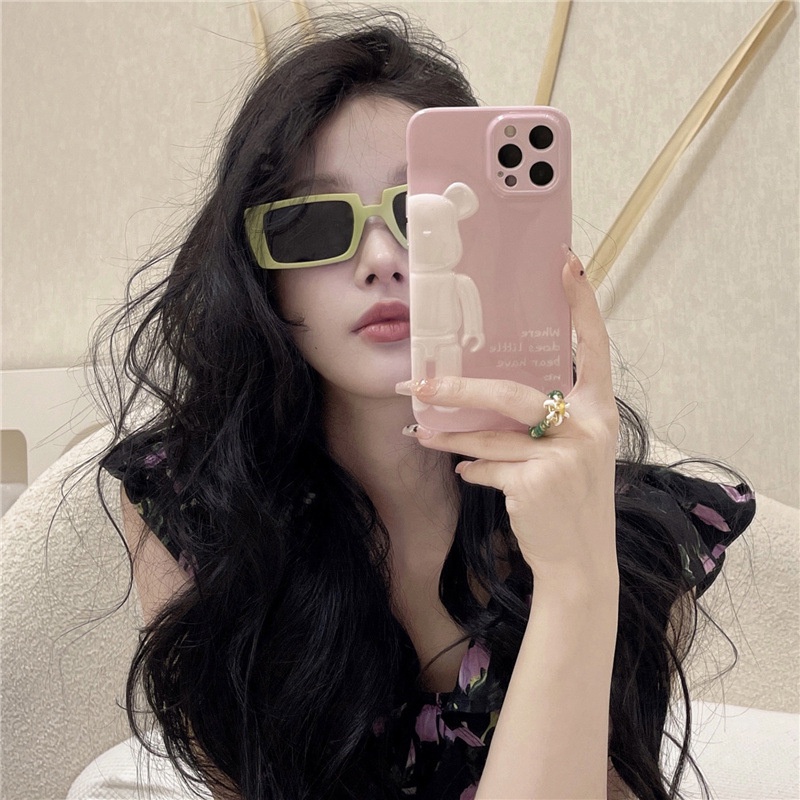 Ốp Điện Thoại IMD In Hình Gấu Chất Lượng Cao Cho iPhone 12 13 11 Pro Max iPhone X XS XR X