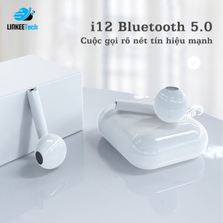 Tai nghe bluetooth l12 TWS 5.0 tai nghe l12 không dây âm thanh chuẩn HIFI chạm cảm ứng có mic dùng c