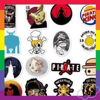 Combo 100 Sticker Hình One Piece